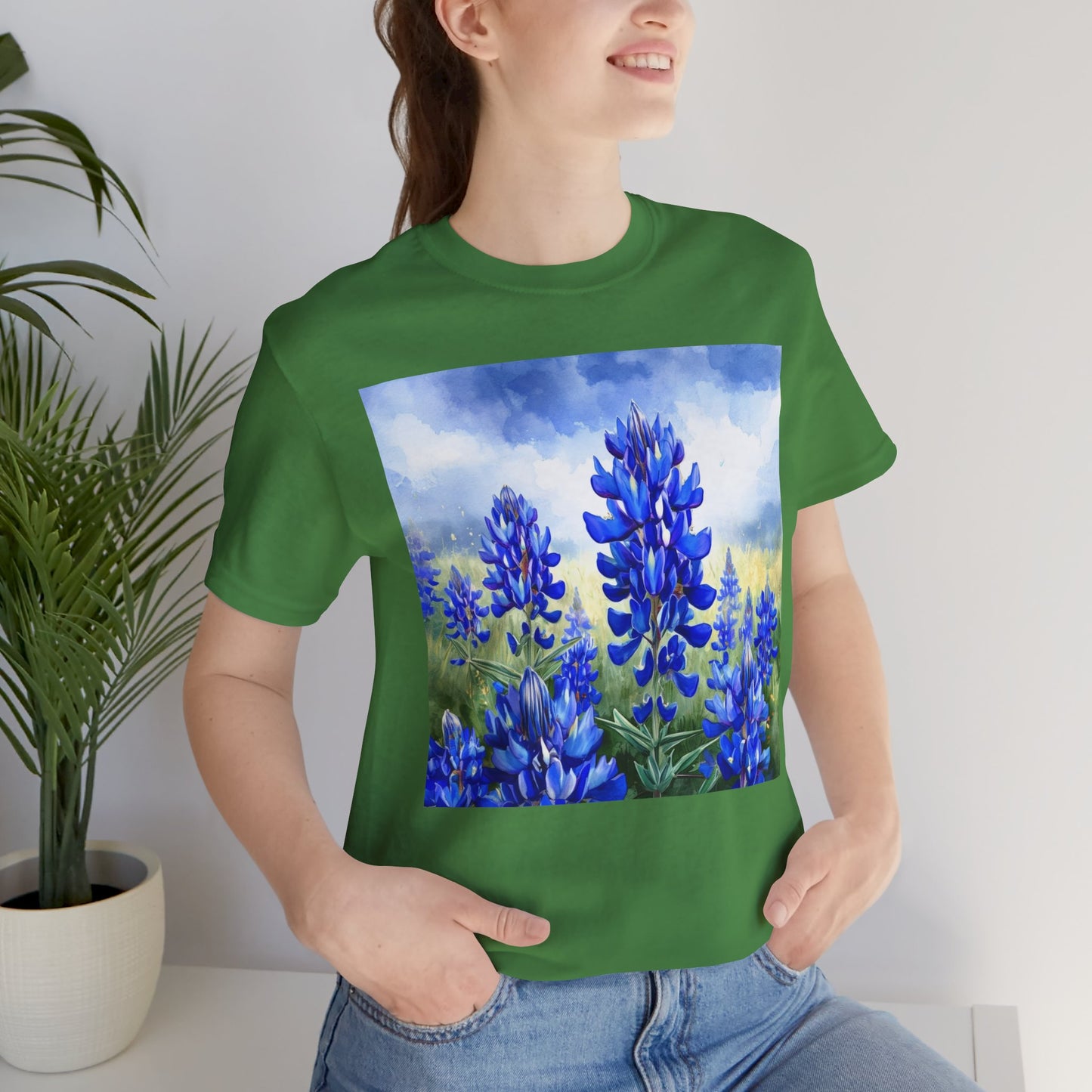 Bluebonnet Fields Unisex Jersey Tee