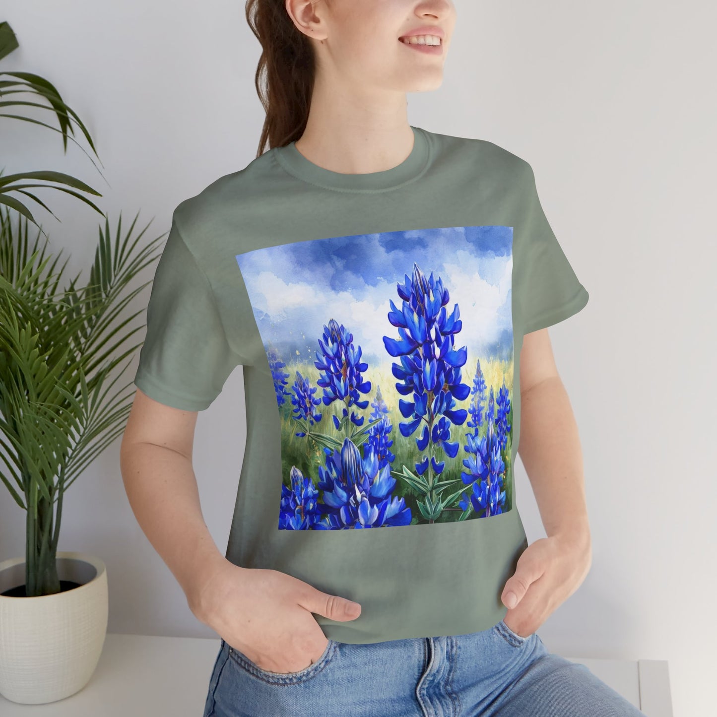 Bluebonnet Fields Unisex Jersey Tee