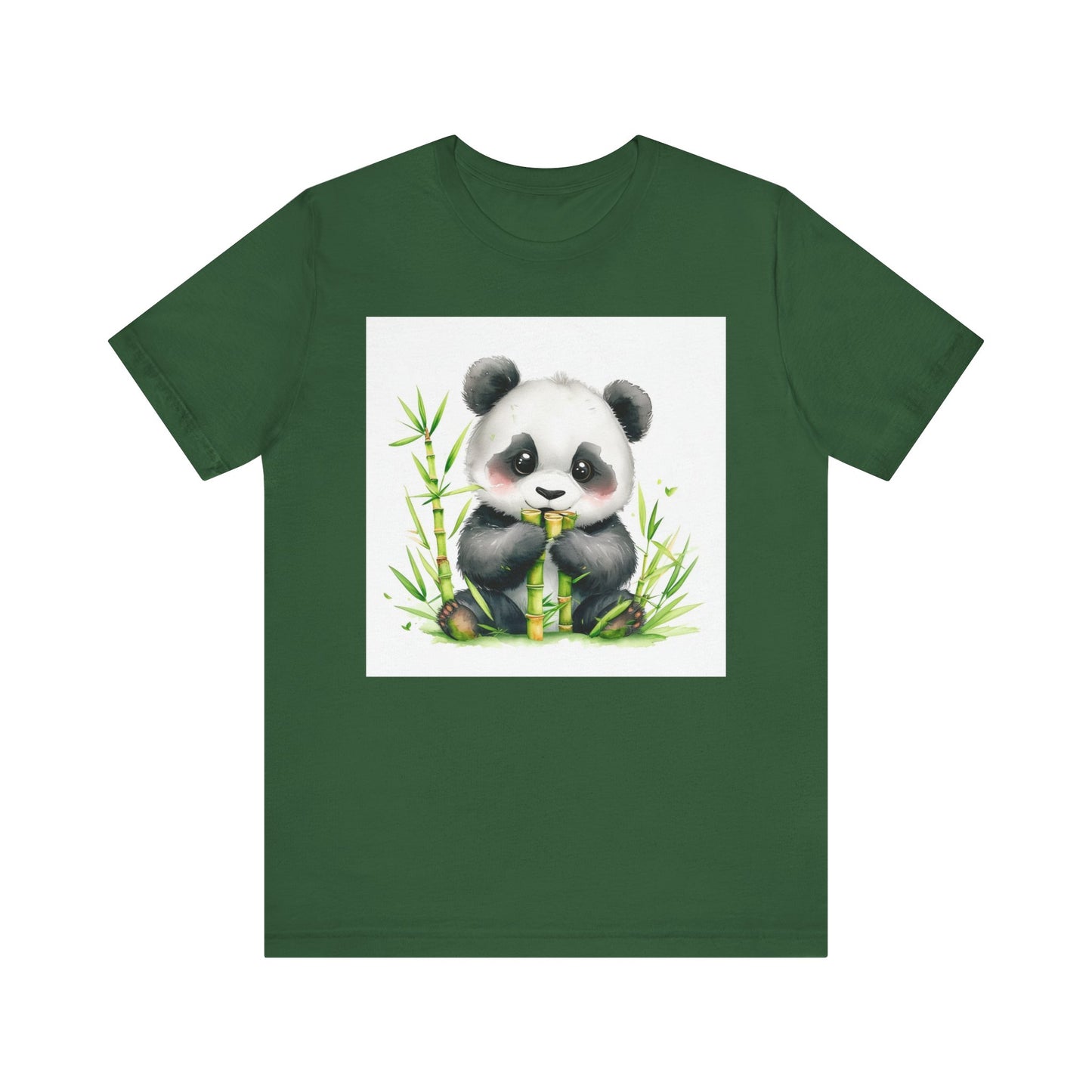 Cute Panda Snack Time Unisex T-Shirt