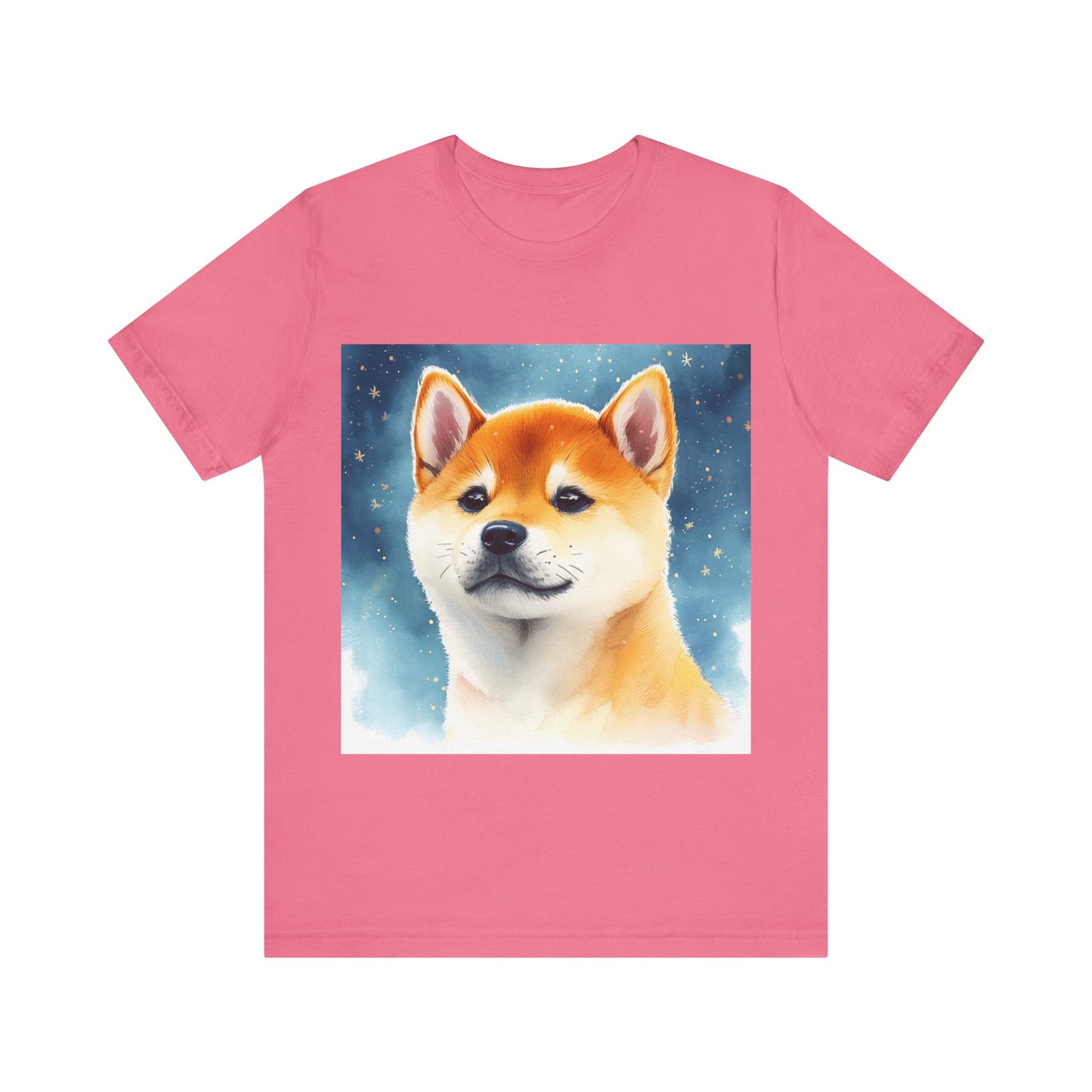 Starry Shiba Inu Unisex Jersey Short Sleeve Tee