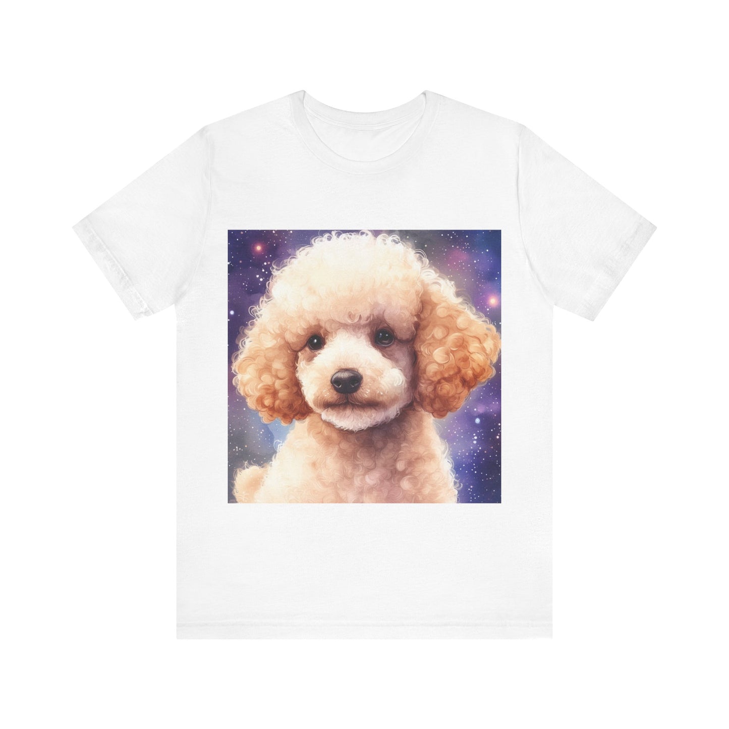 Fluffy Poodle Unisex Jersey Short Sleeve Tee