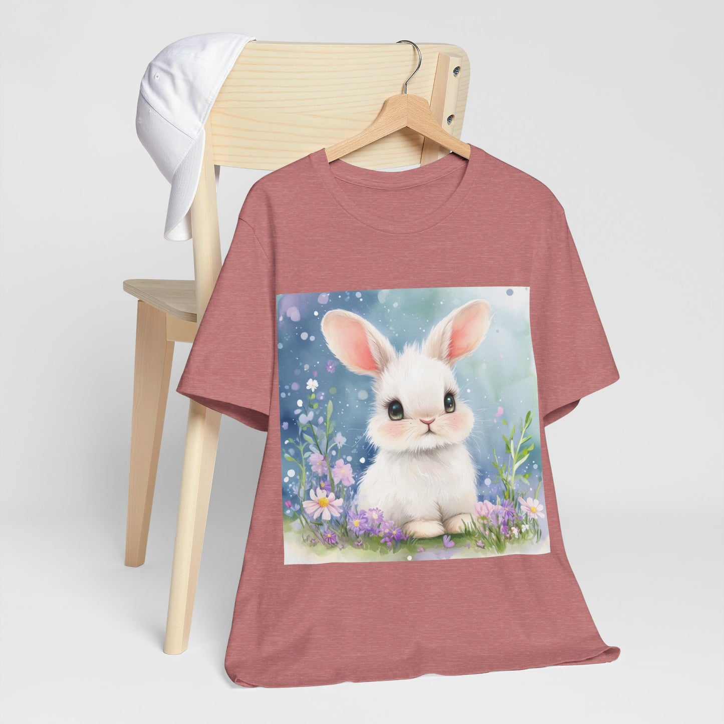 Adorable Bunny Unisex Jersey Short Sleeve Tee