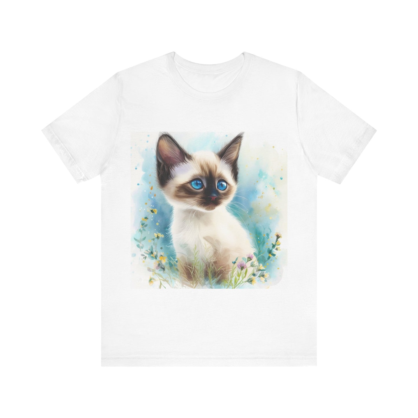 Siamese Kitten Unisex Jersey Short Sleeve Tee