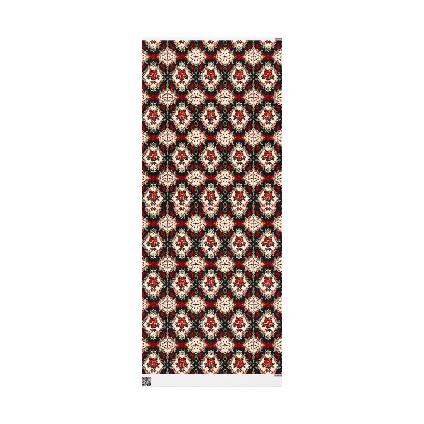 Gothic Poinsettia Pattern Wrapping Papers