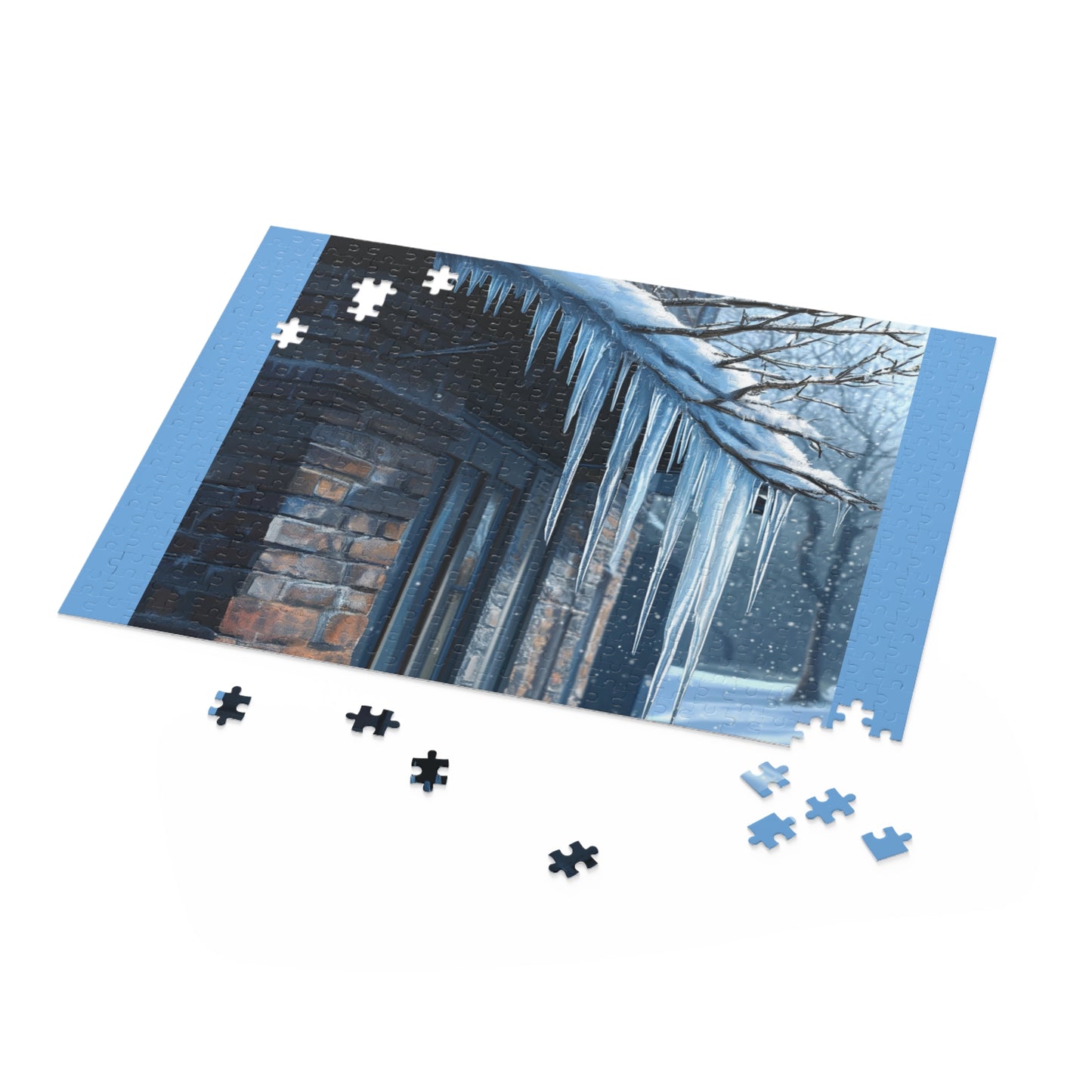Winter Wonderland Icicles Puzzle (120, 252, 500-Piece)