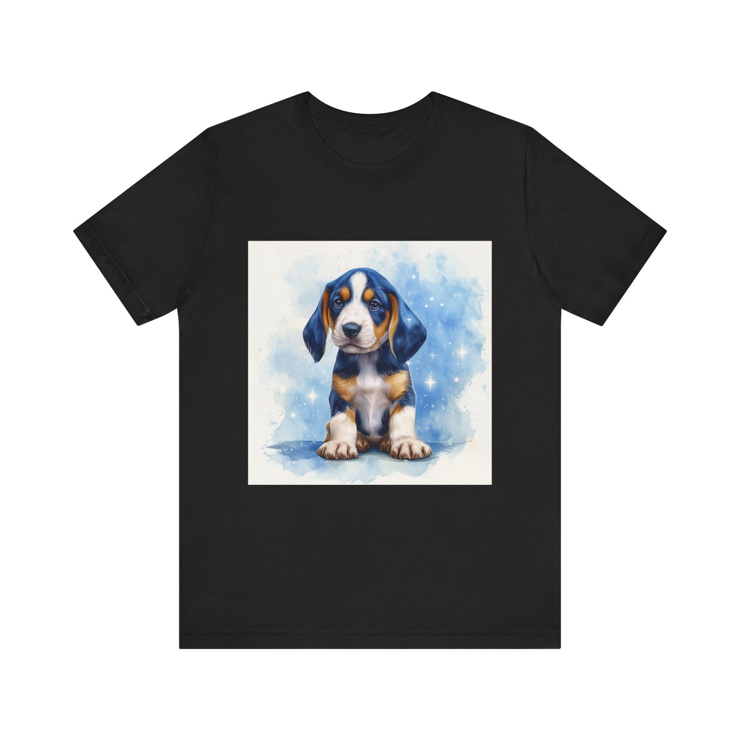 Blue Tick Puppy Unisex Jersey Short Sleeve Tee