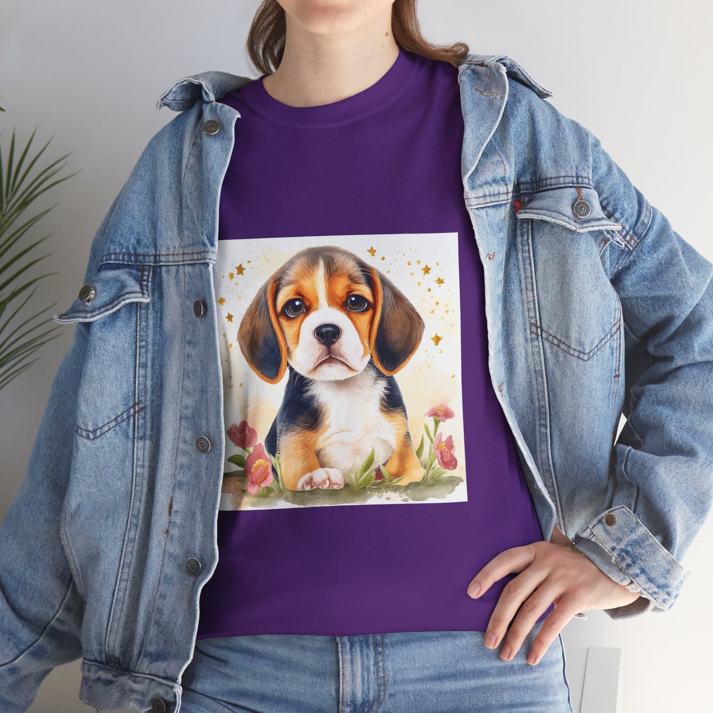 Beagle Puppy Unisex Heavy Cotton Tee