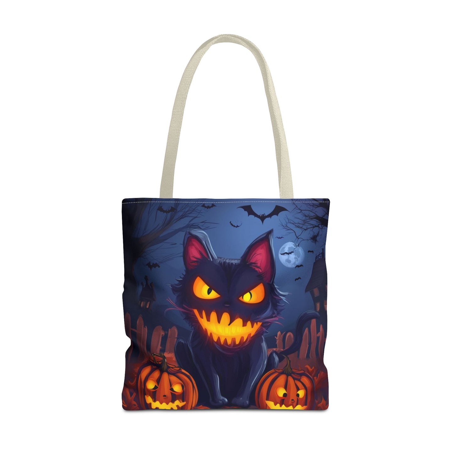 Spooky Cat Tote Bag (AOP)