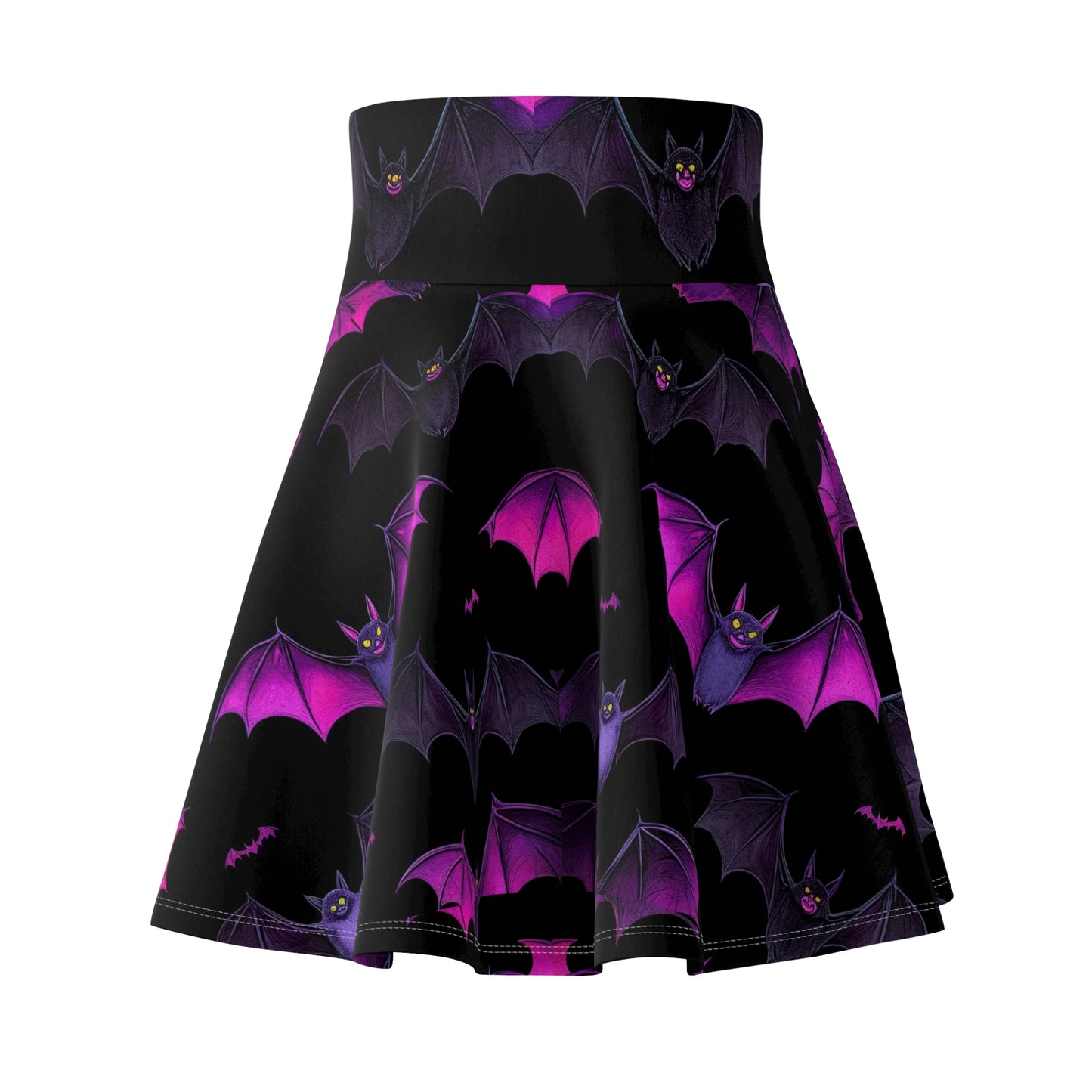Cute Bats Women's Skater Skirt (AOP)