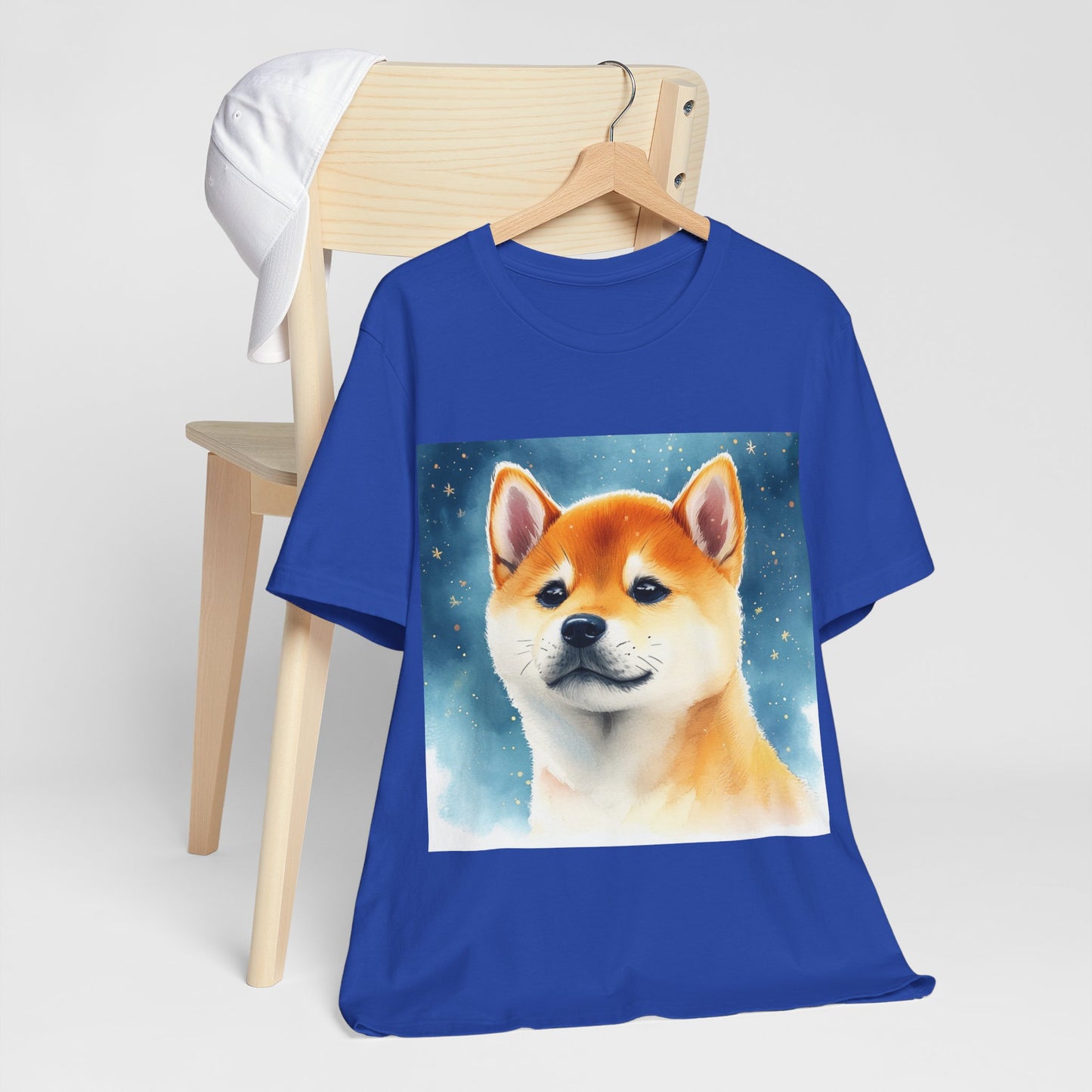 Starry Shiba Inu Unisex Jersey Short Sleeve Tee