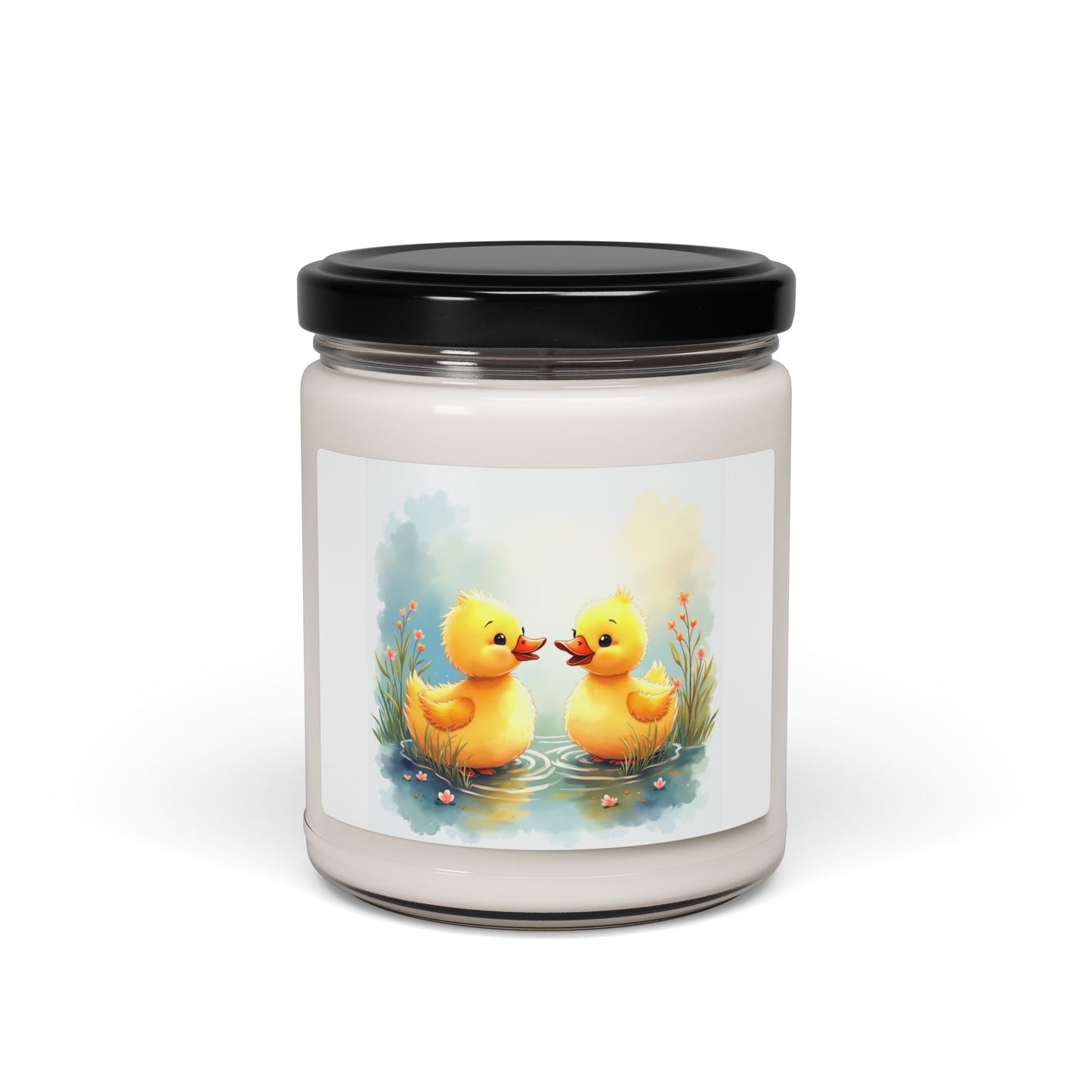 Adorable Ducklings Scented Soy Candle - 9oz | Perfect Gift for Baby Showers & Home Decor