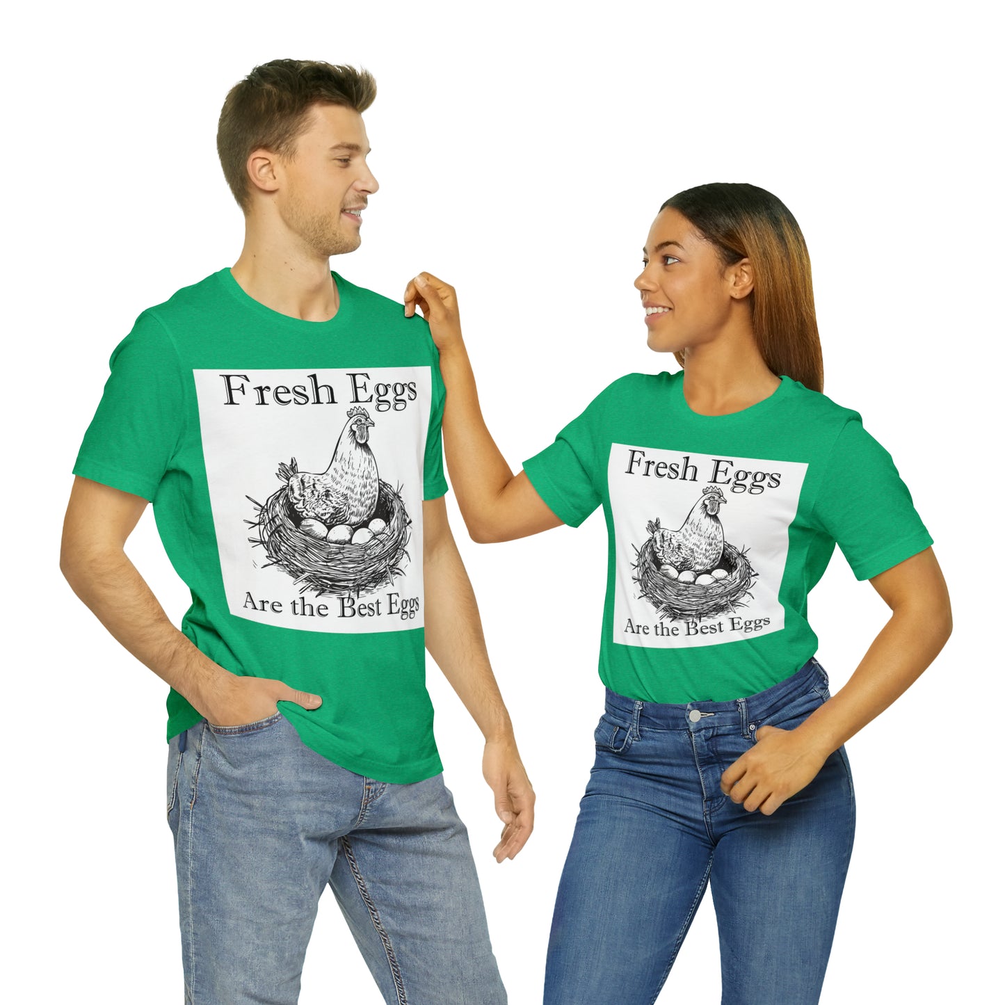 Fresh Eggs Unisex Jersey Short Sleeve Tee