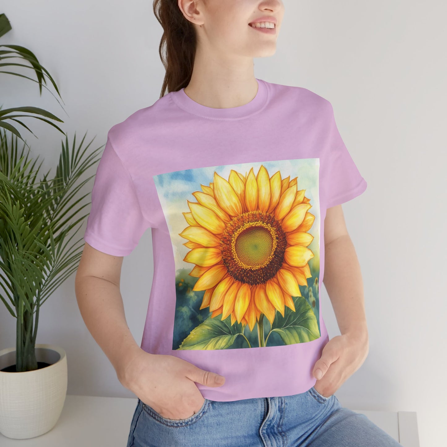 Sunshine Blooms Unisex Jersey Tee