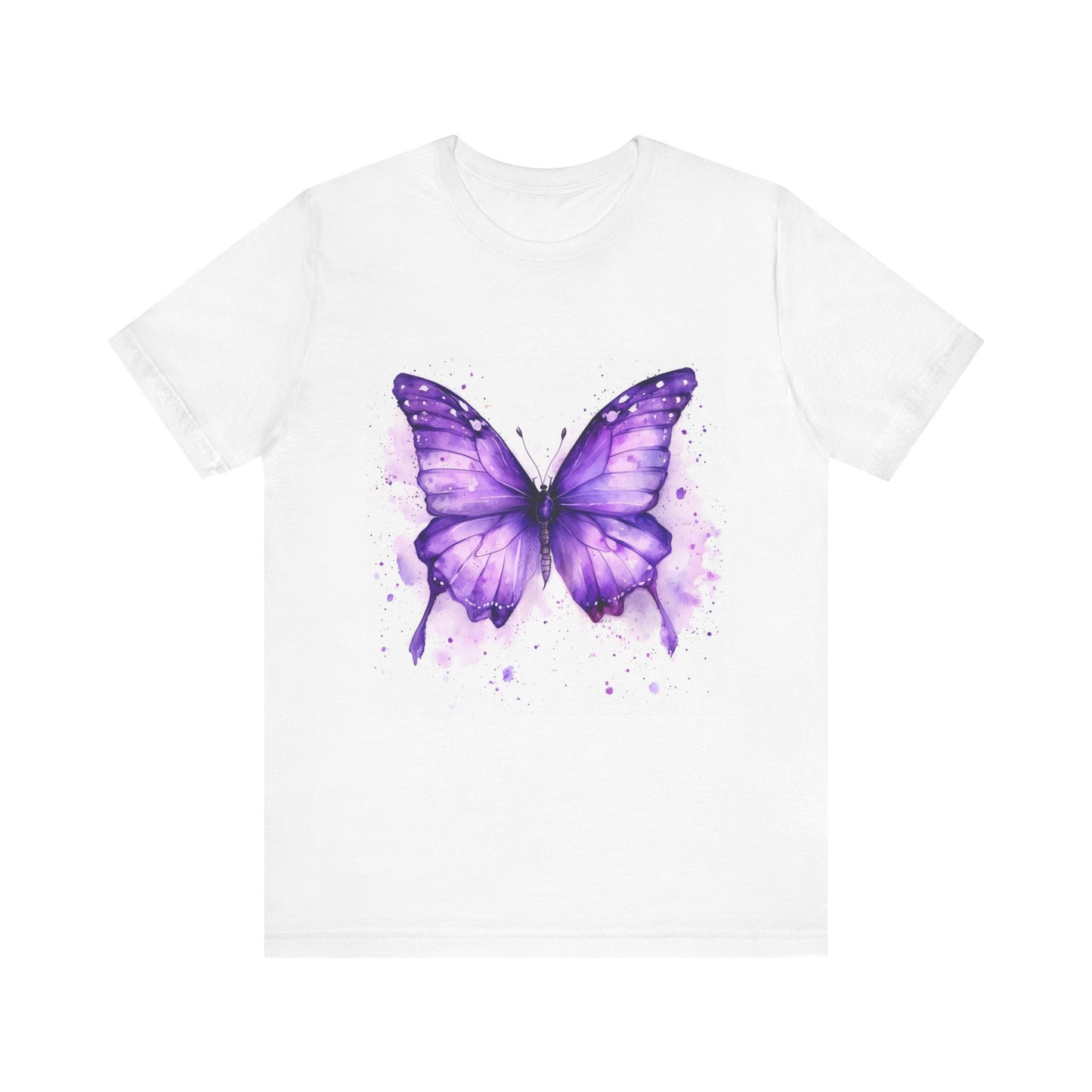 Purple Butterfly Dreams Unisex Jersey Tee - Inspirational Garden Apparel