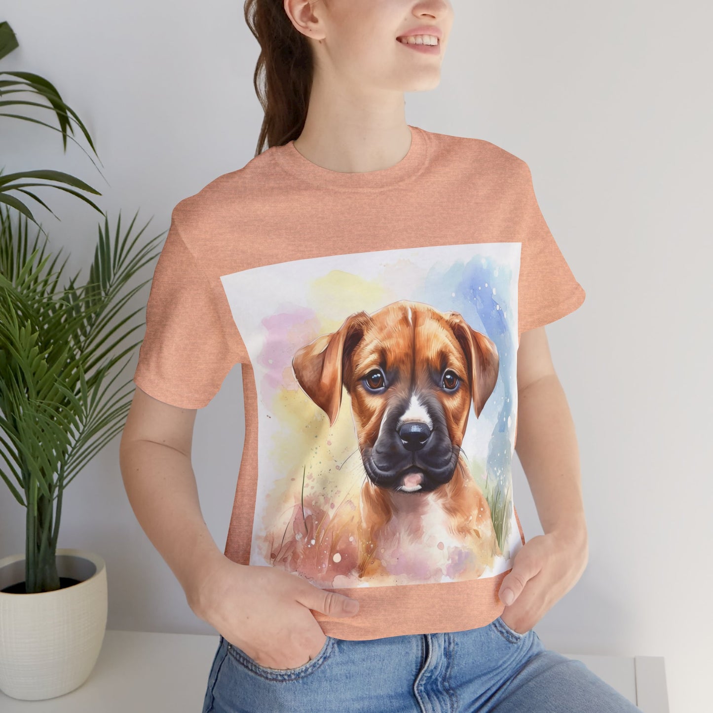 Mastiff Puppy Unisex Jersey Short Sleeve Tee