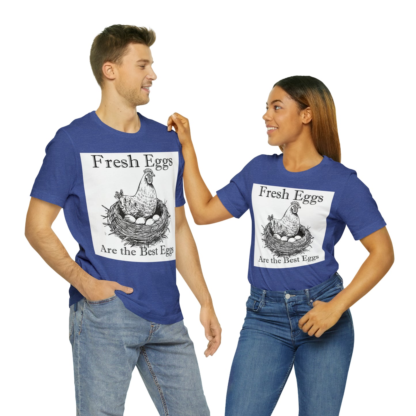Fresh Eggs Unisex Jersey Short Sleeve Tee