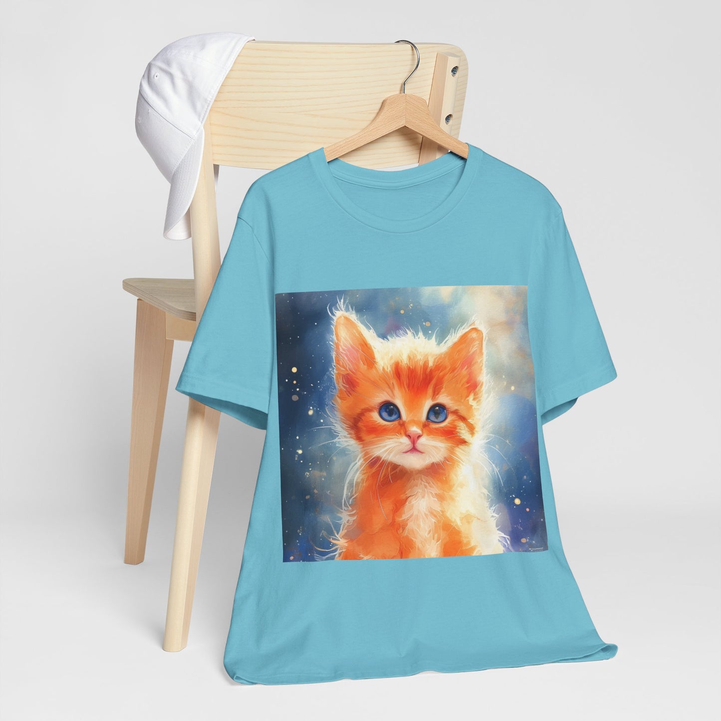 Orange Kitten Unisex Jersey Short Sleeve Tee