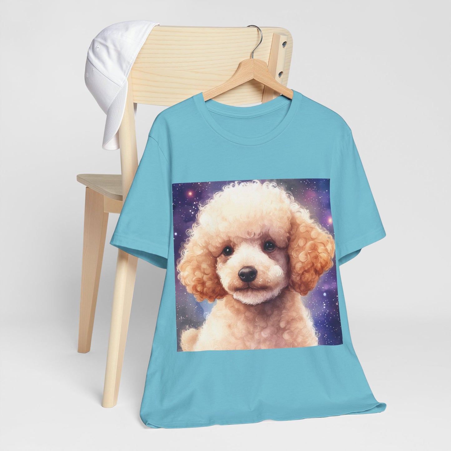Fluffy Poodle Unisex Jersey Short Sleeve Tee