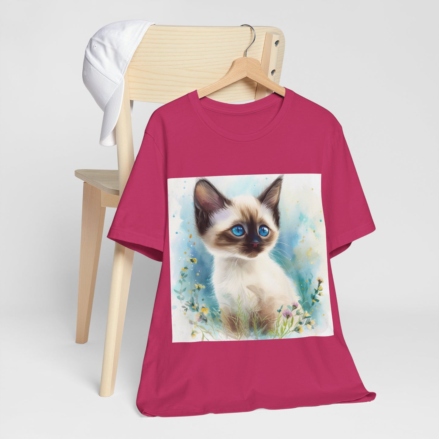 Siamese Kitten Unisex Jersey Short Sleeve Tee