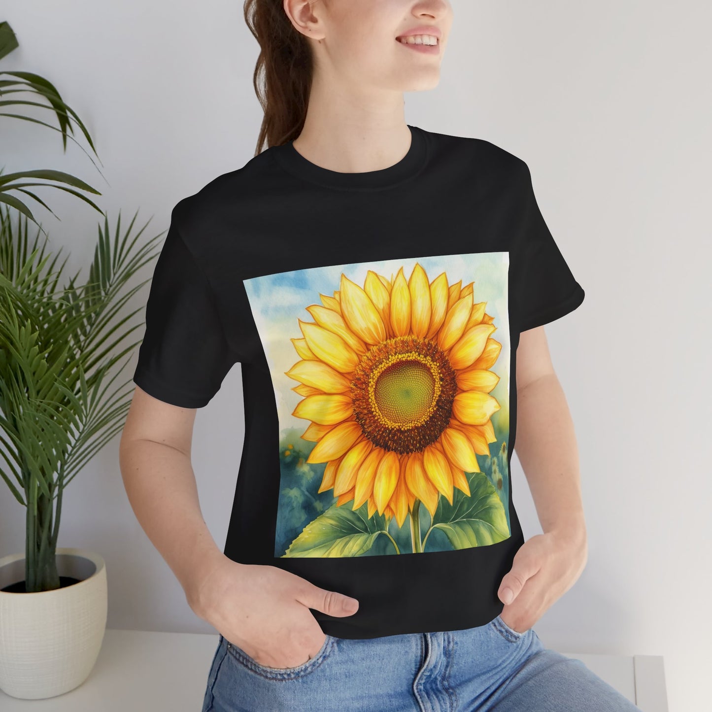 Sunshine Blooms Unisex Jersey Tee