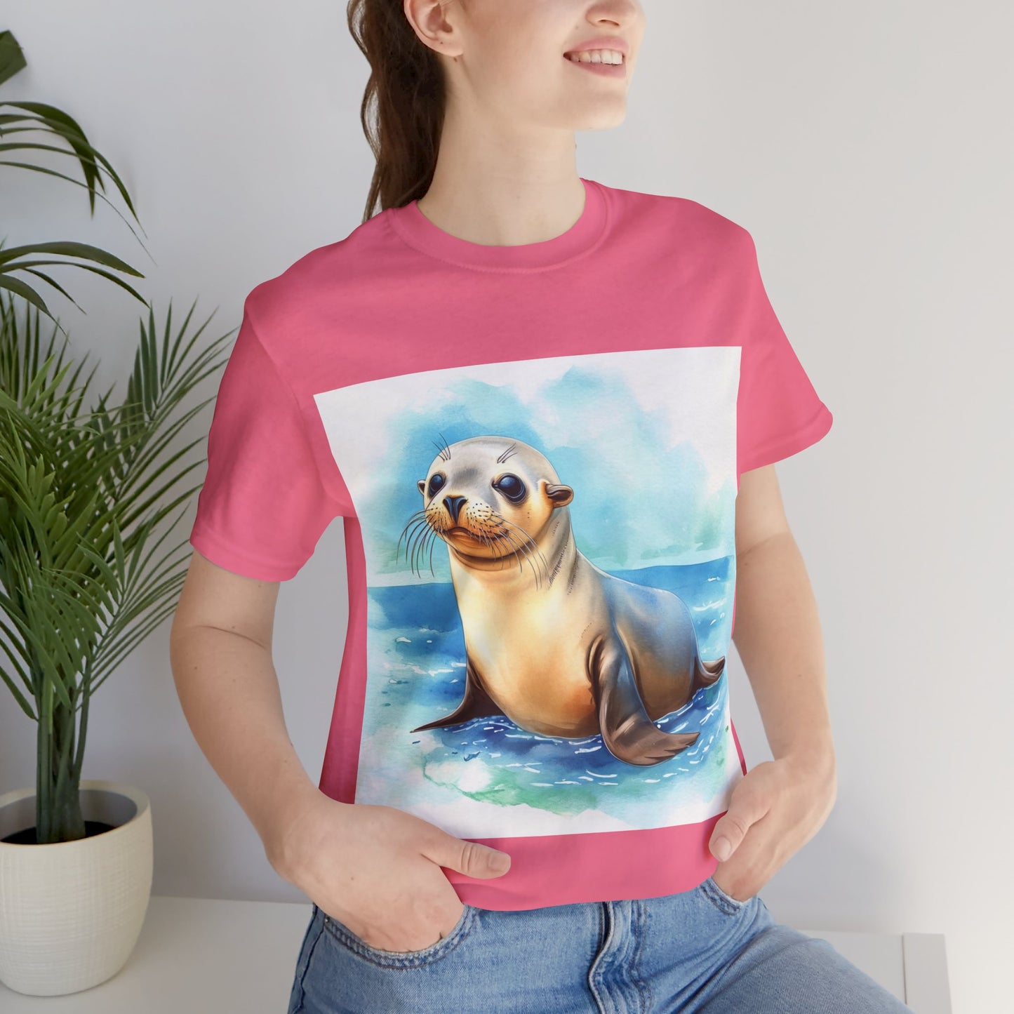 Baby Sea Lion Unisex Jersey Short Sleeve Tee