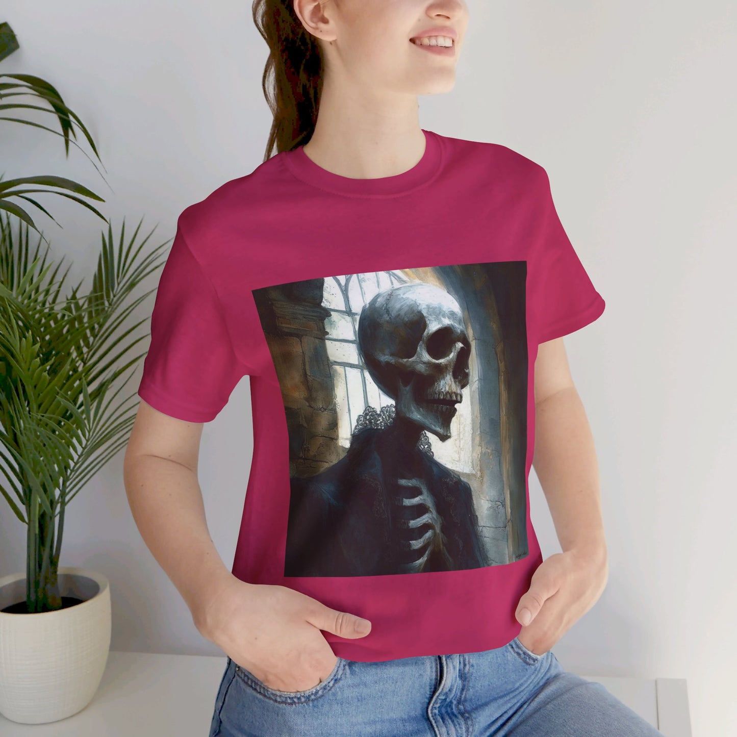 Victorian Skeleton Unisex Jersey Short Sleeve Tee