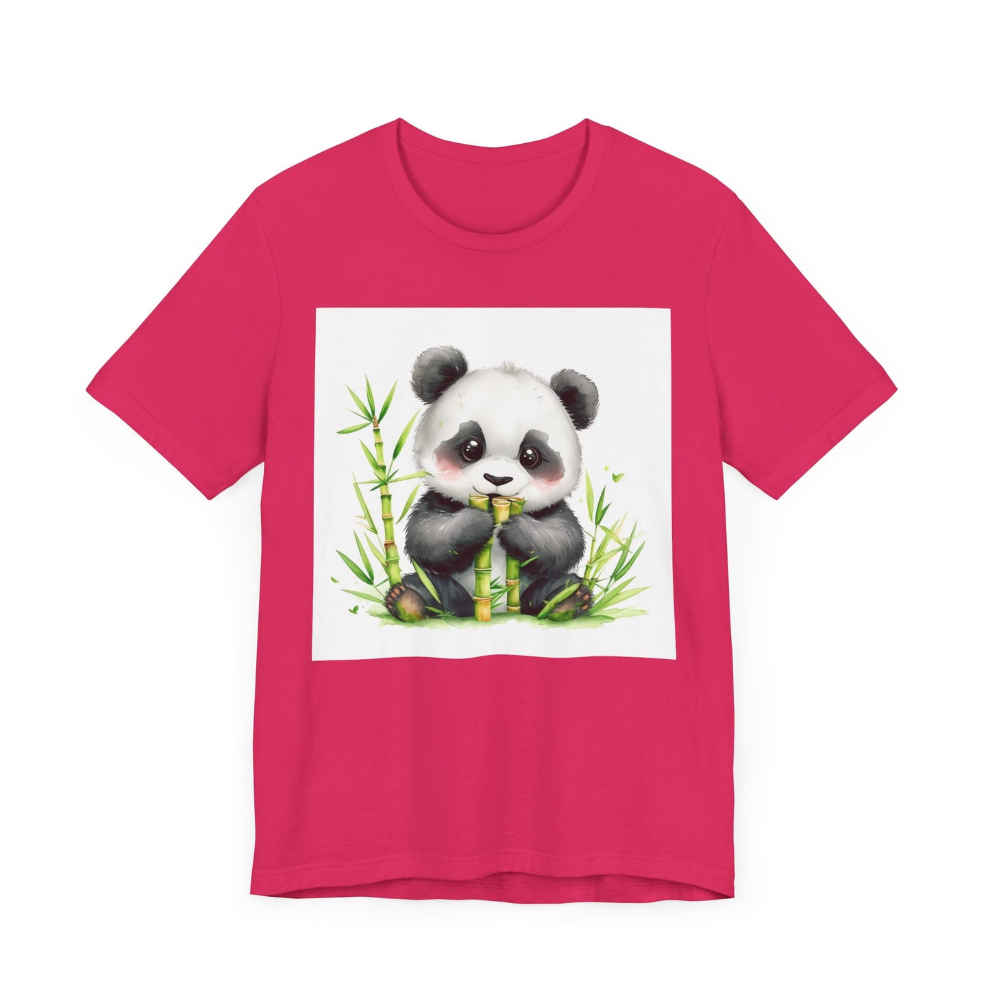Cute Panda Snack Time Unisex T-Shirt