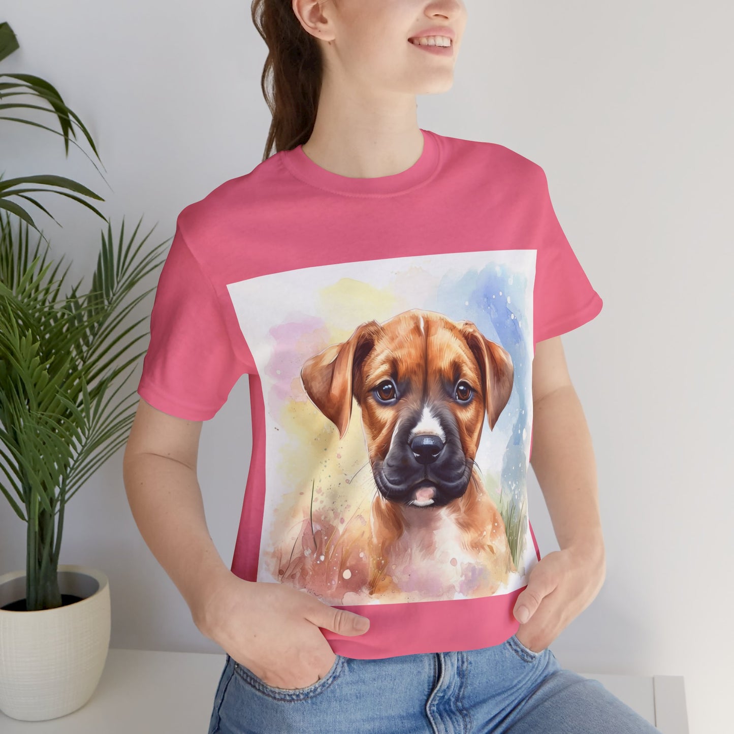 Mastiff Puppy Unisex Jersey Short Sleeve Tee