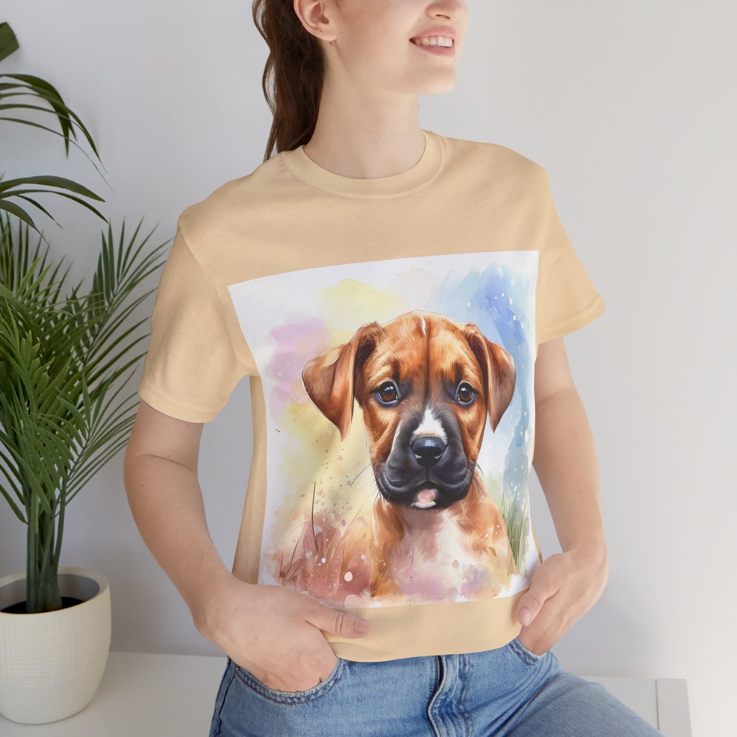 Mastiff Puppy Unisex Jersey Short Sleeve Tee