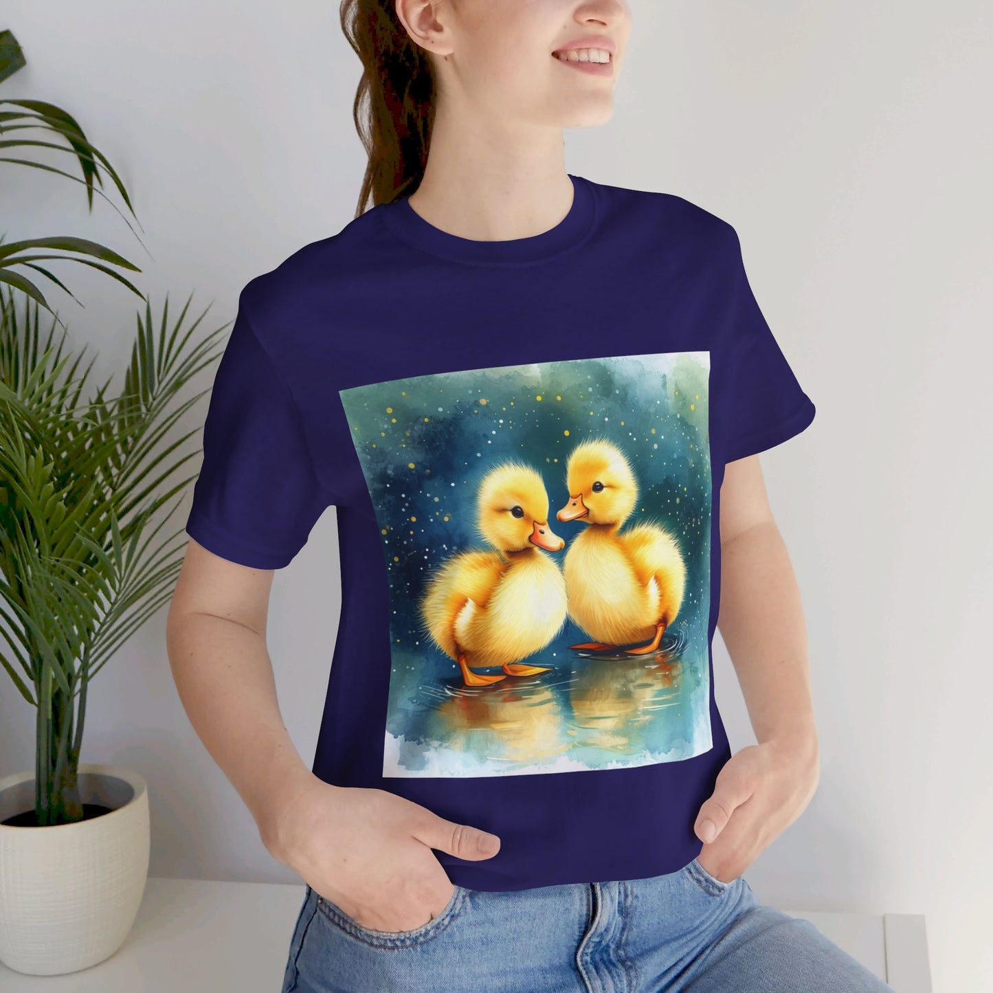 Cute Baby Ducks Unisex Jersey Short Sleeve Tee