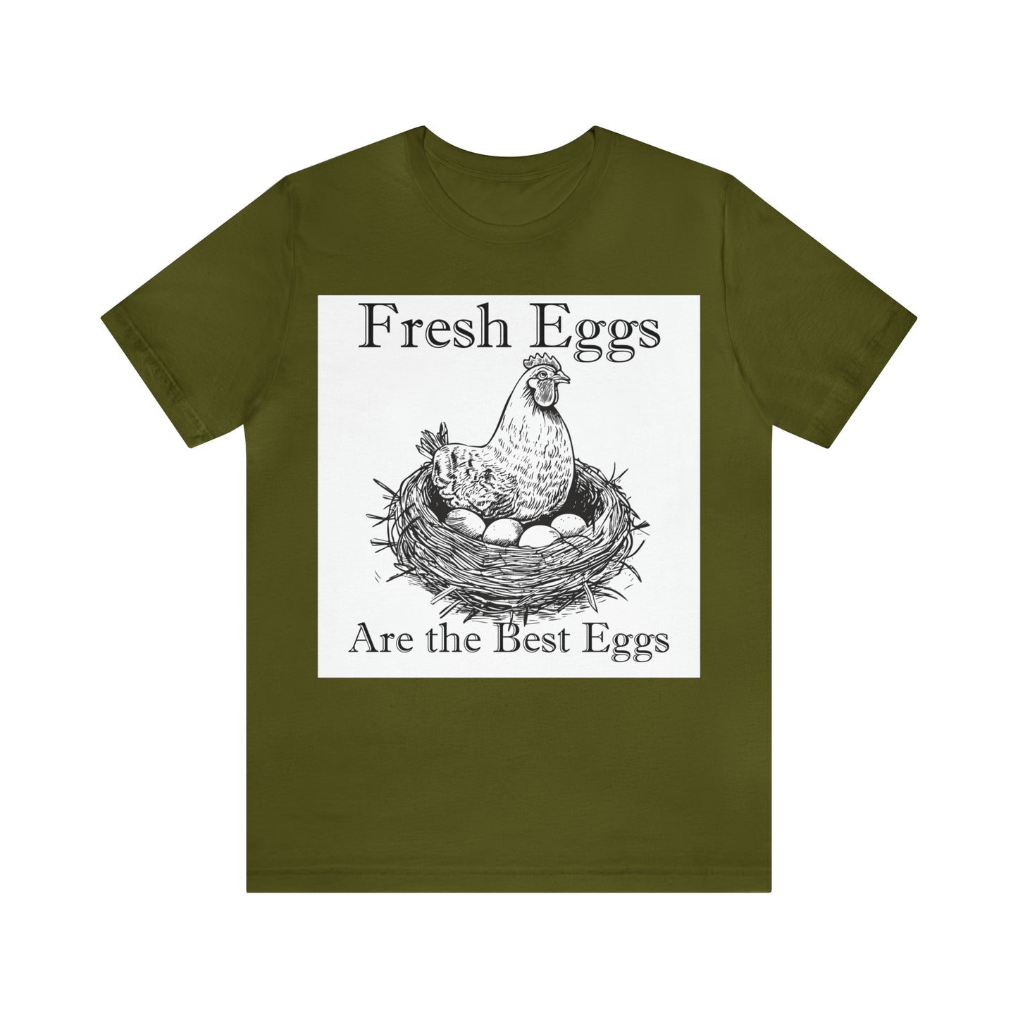 Fresh Eggs Unisex Jersey Short Sleeve Tee