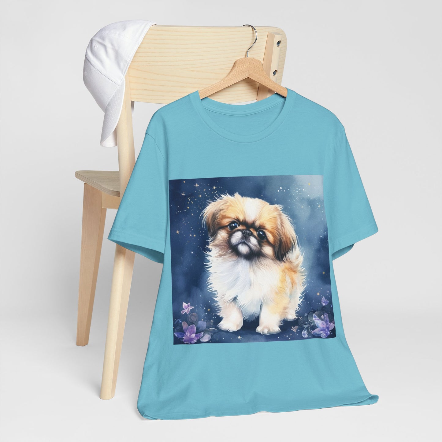Pekinese Puppy Unisex Jersey Short Sleeve Tee