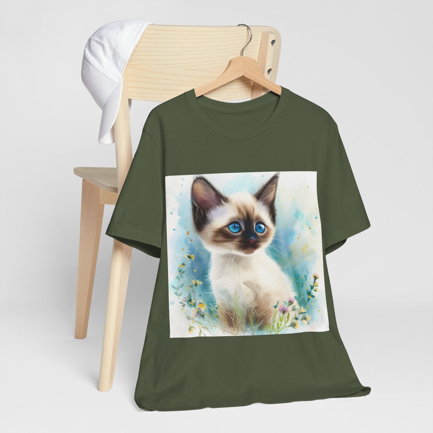 Siamese Kitten Unisex Jersey Short Sleeve Tee