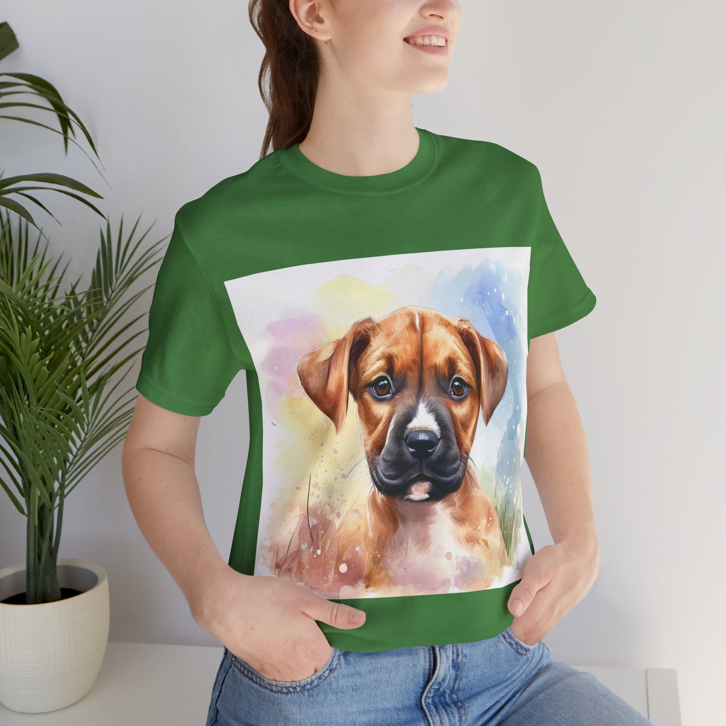 Mastiff Puppy Unisex Jersey Short Sleeve Tee