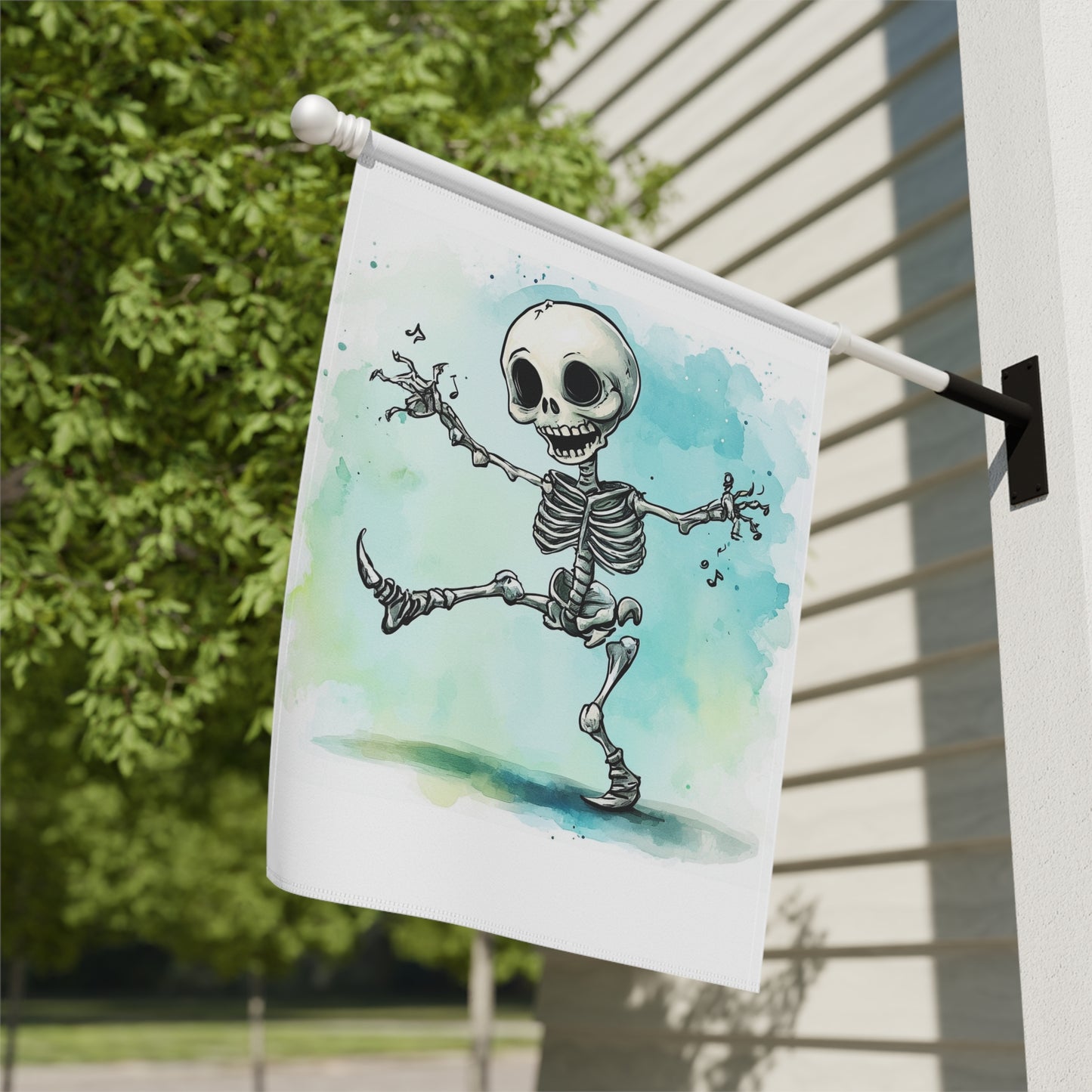 Dancing Skeleton Garden & House Banner