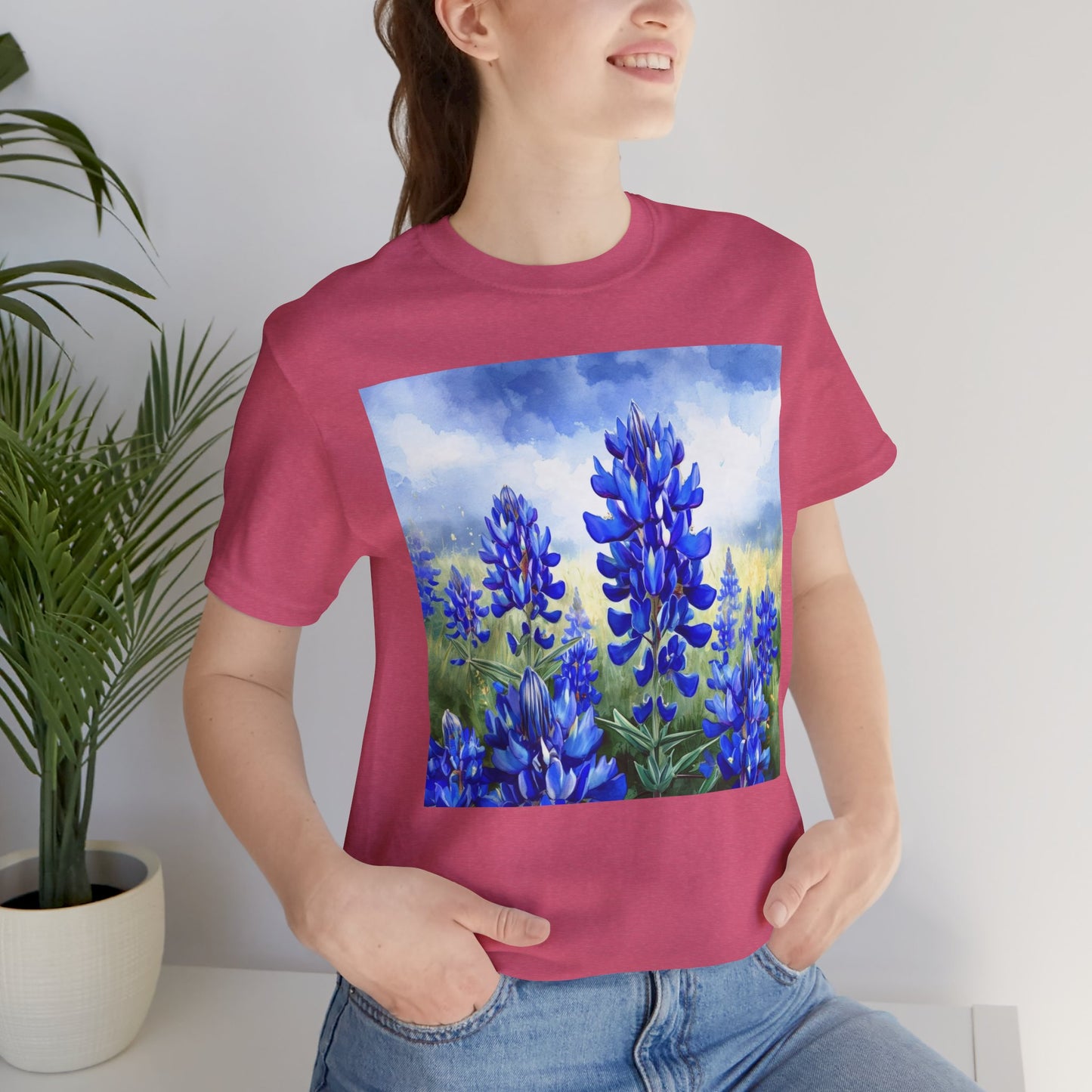 Bluebonnet Fields Unisex Jersey Tee