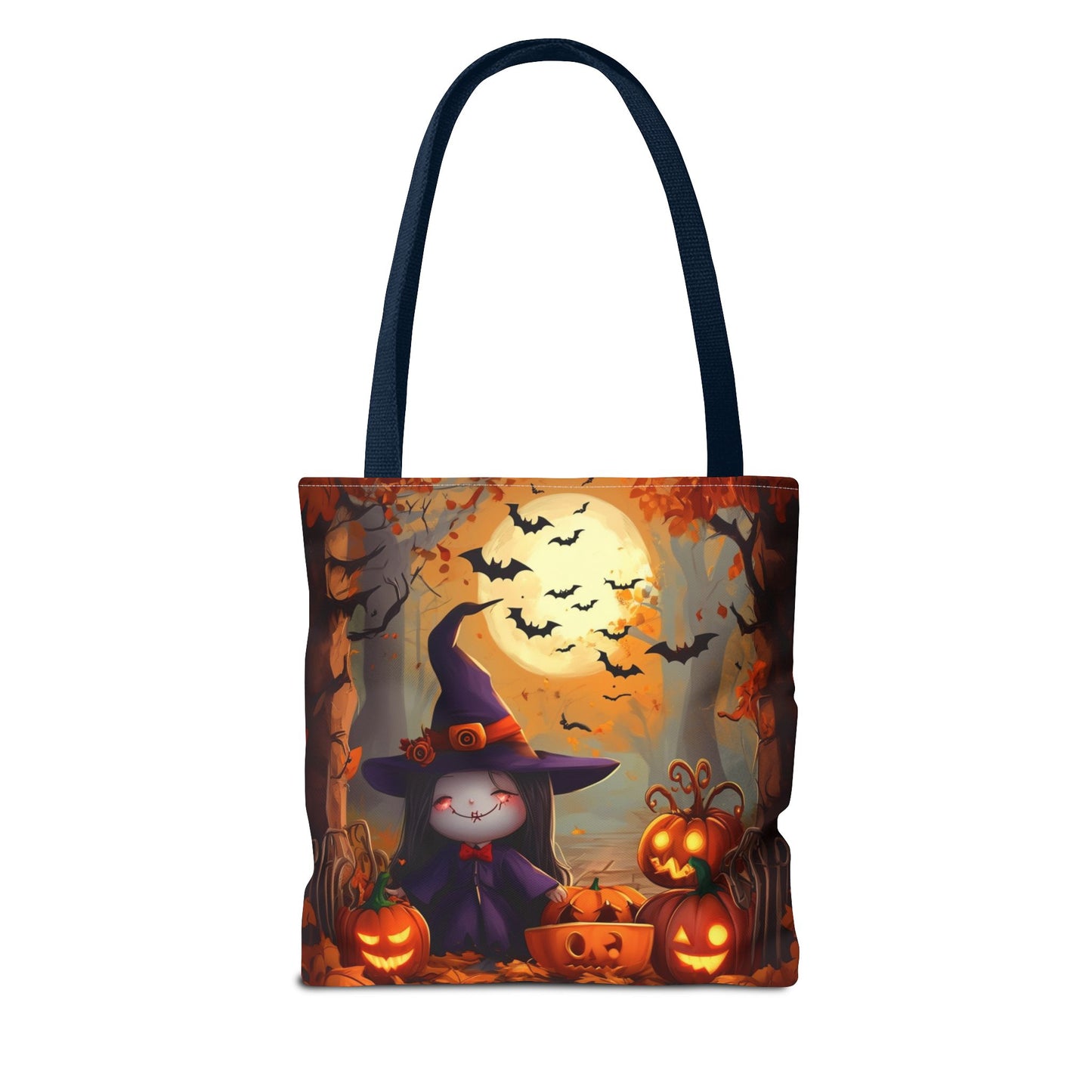 Spooky Cute Witch Tote Bag (AOP)