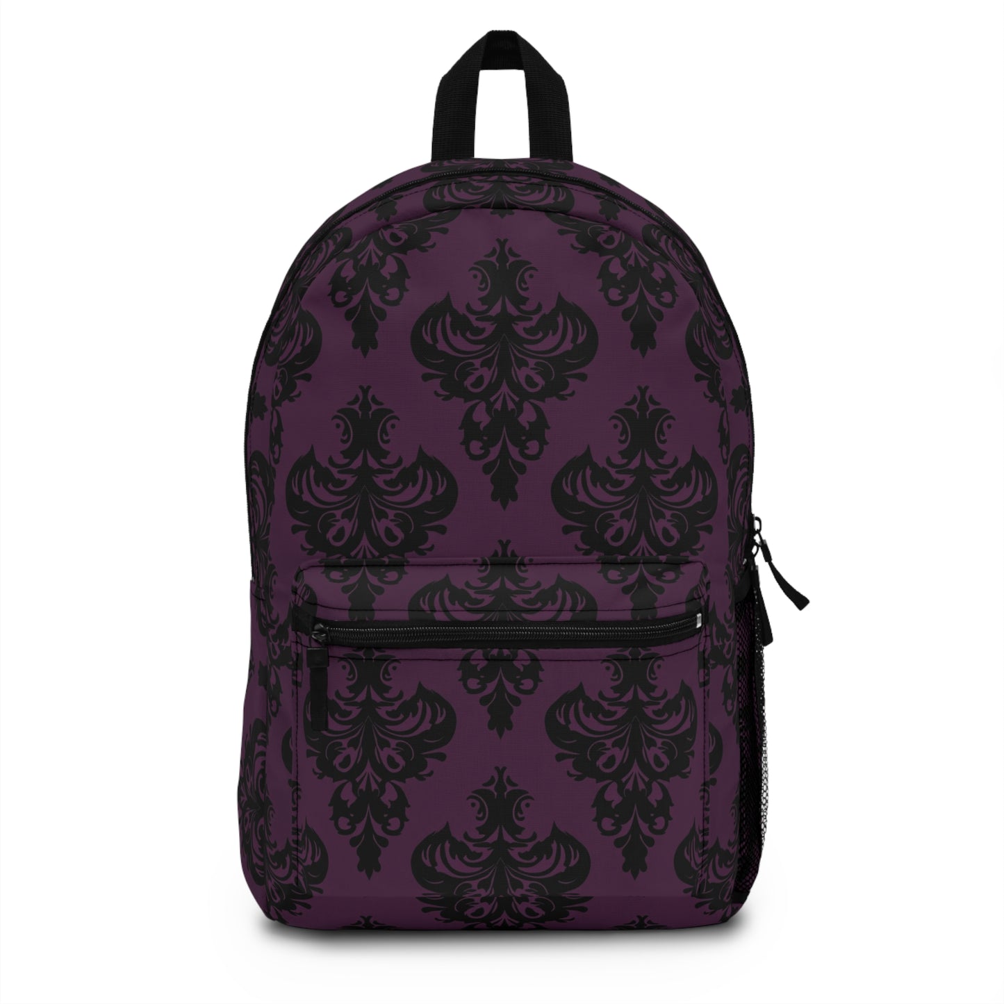 Elegant Purple Damask Backpack - Stylish and Functional for Everyday Use