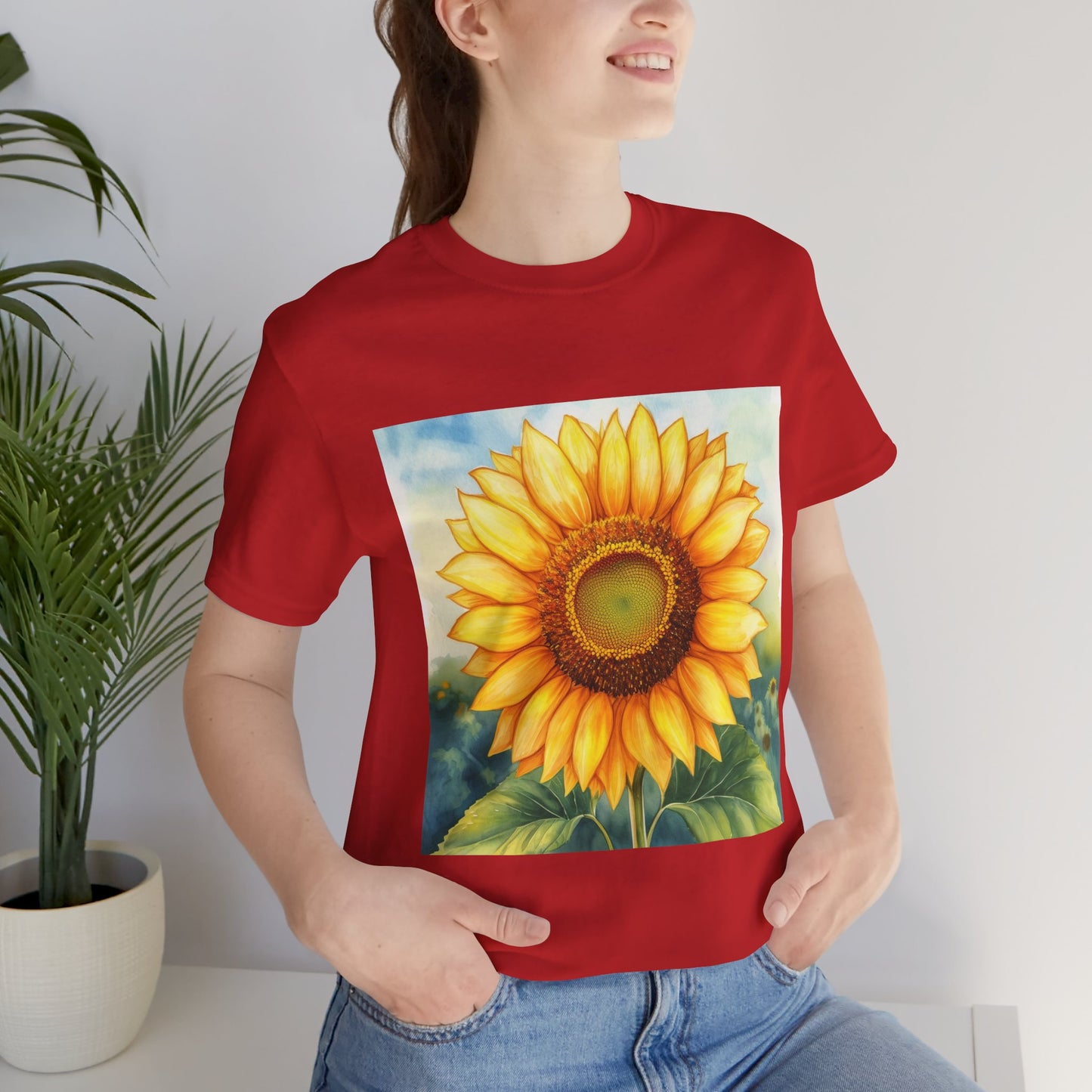 Sunshine Blooms Unisex Jersey Tee