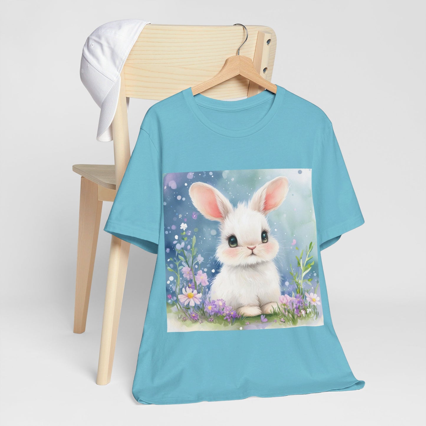 Adorable Bunny Unisex Jersey Short Sleeve Tee