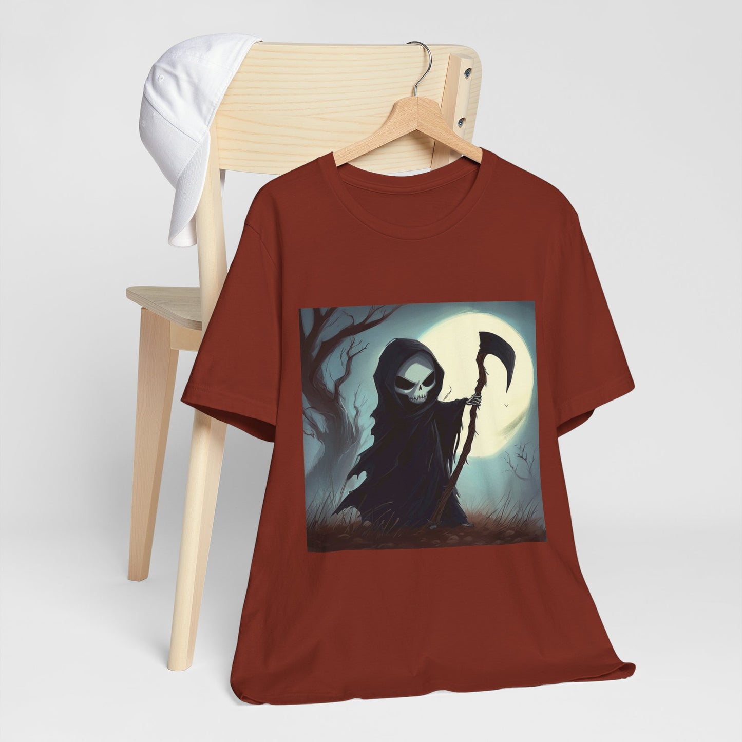 Dark Cute Grim Reaper Unisex Jersey Short Sleeve Tee