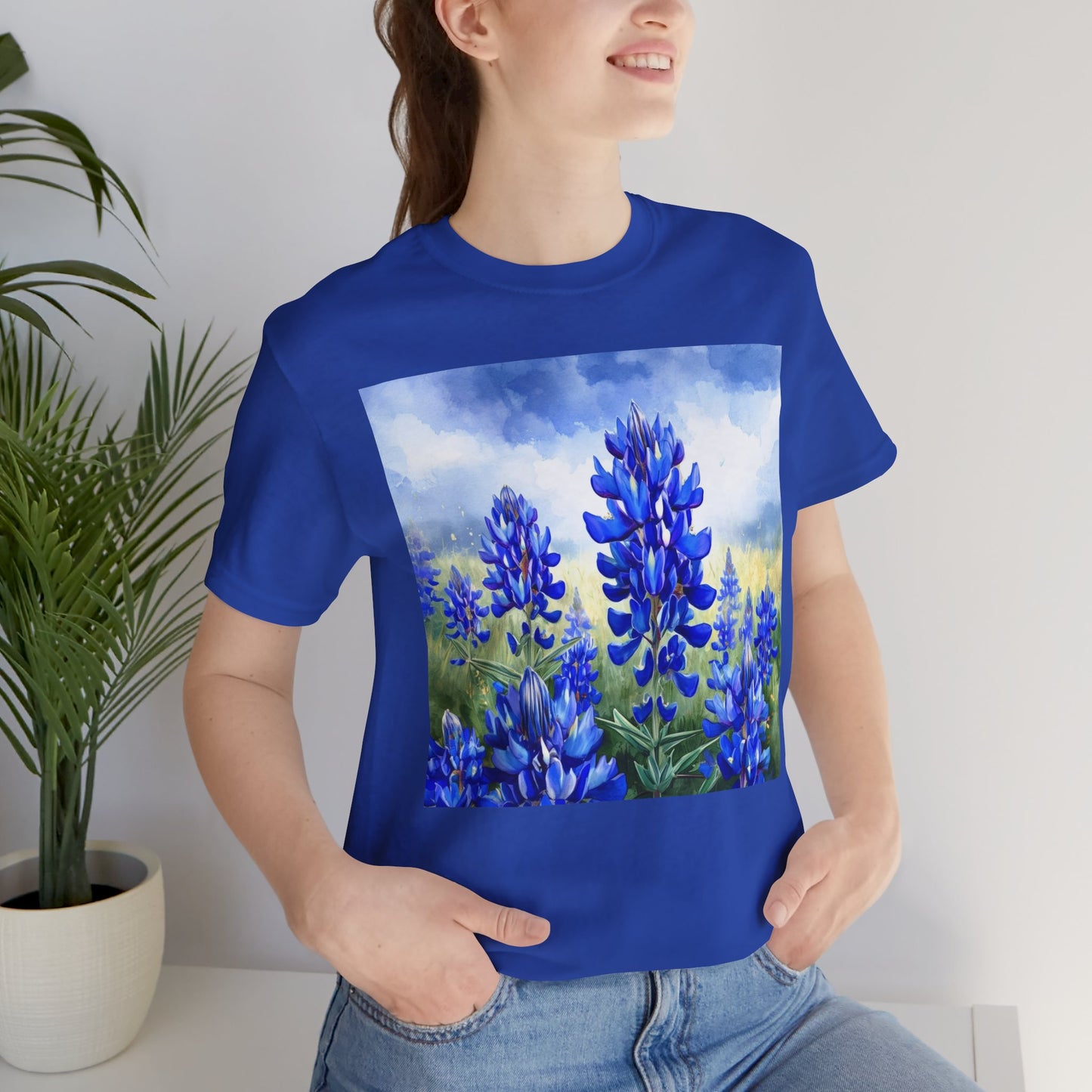 Bluebonnet Fields Unisex Jersey Tee