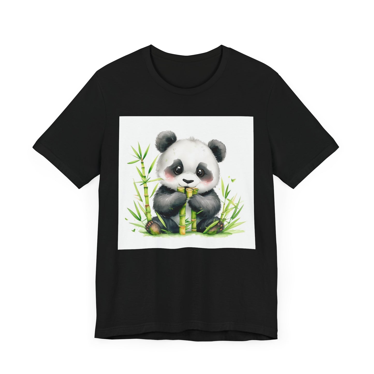 Cute Panda Snack Time Unisex T-Shirt