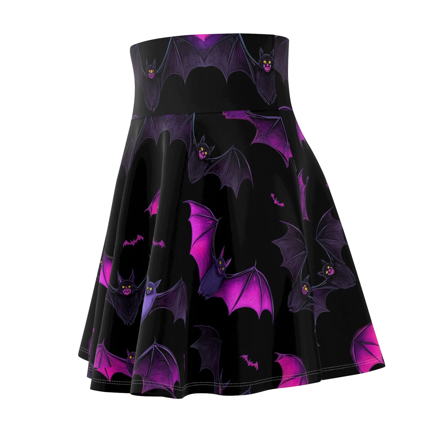 Cute Bats Women's Skater Skirt (AOP)