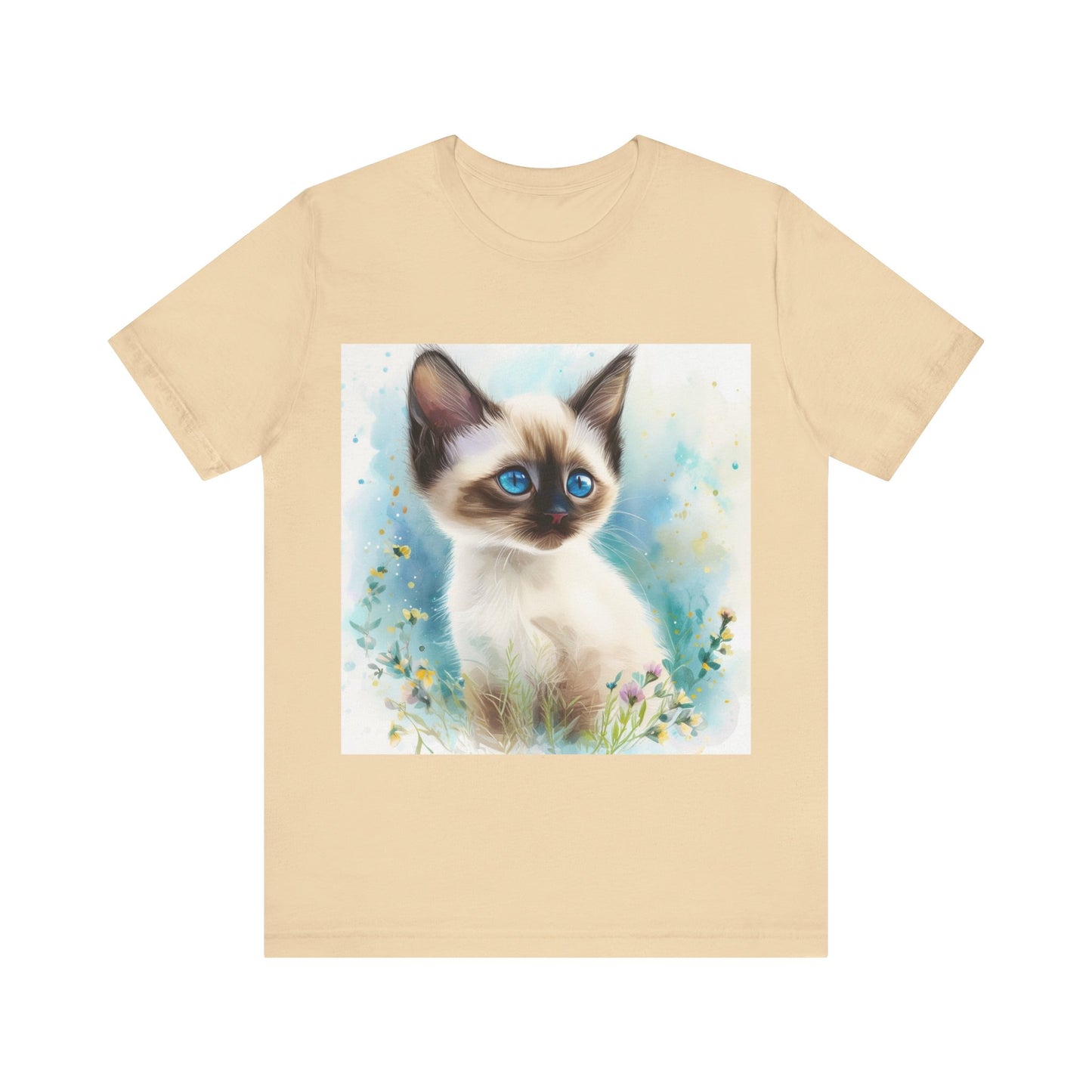 Siamese Kitten Unisex Jersey Short Sleeve Tee