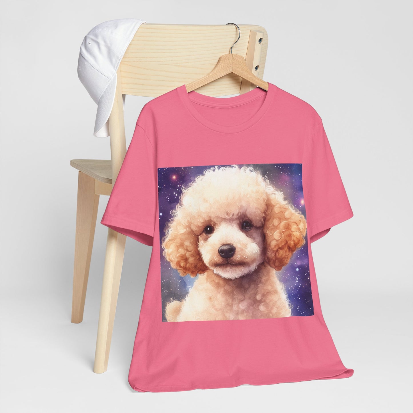 Fluffy Poodle Unisex Jersey Short Sleeve Tee
