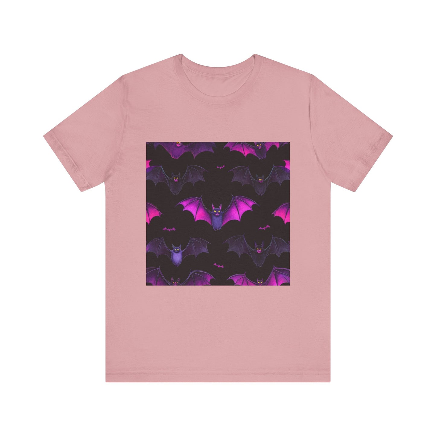 Halloween Bat Pattern Unisex Jersey Short Sleeve Tee