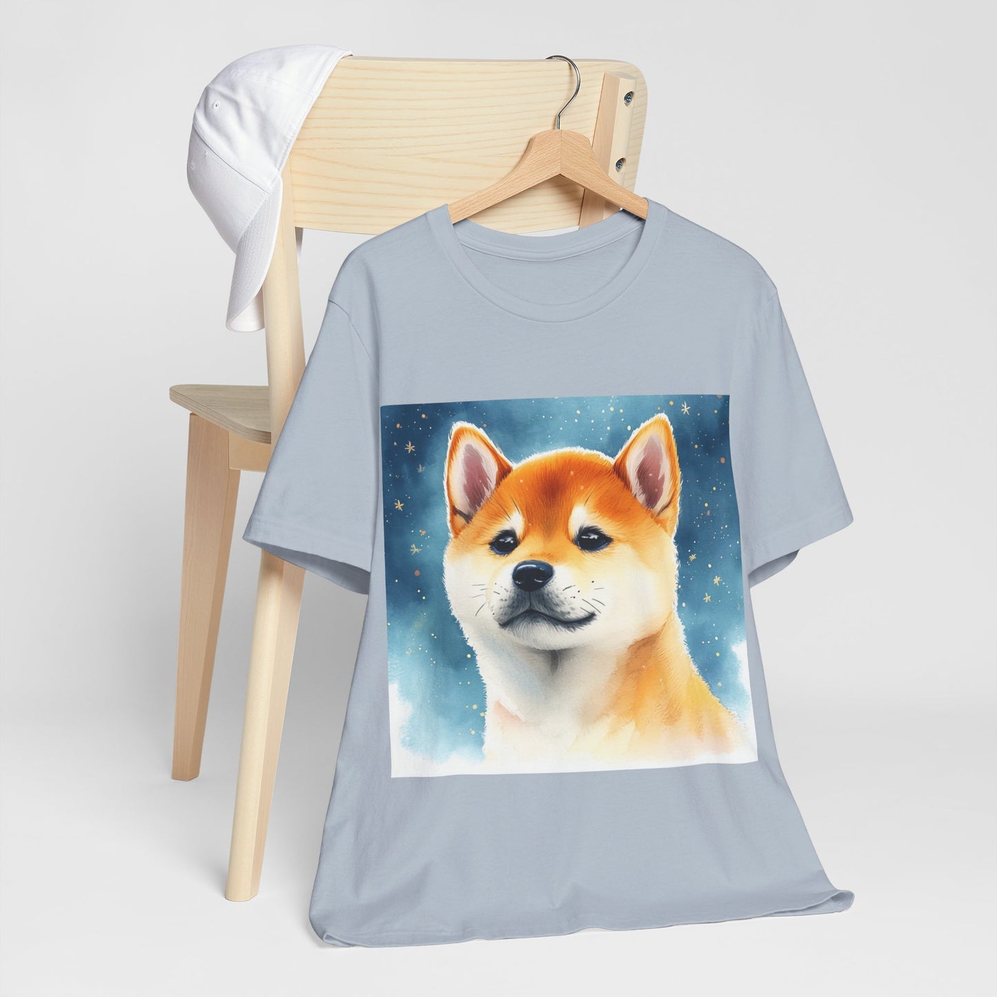 Starry Shiba Inu Unisex Jersey Short Sleeve Tee