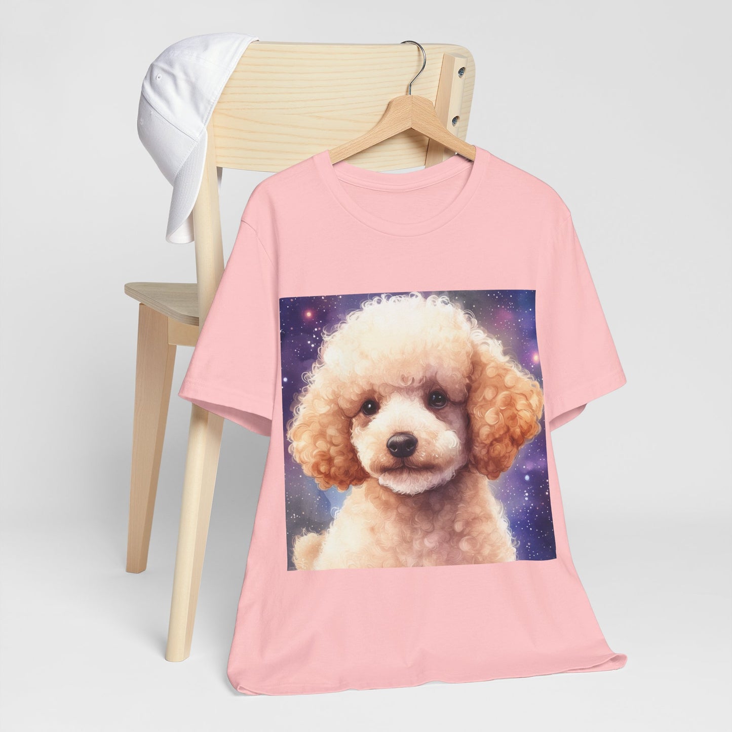 Fluffy Poodle Unisex Jersey Short Sleeve Tee