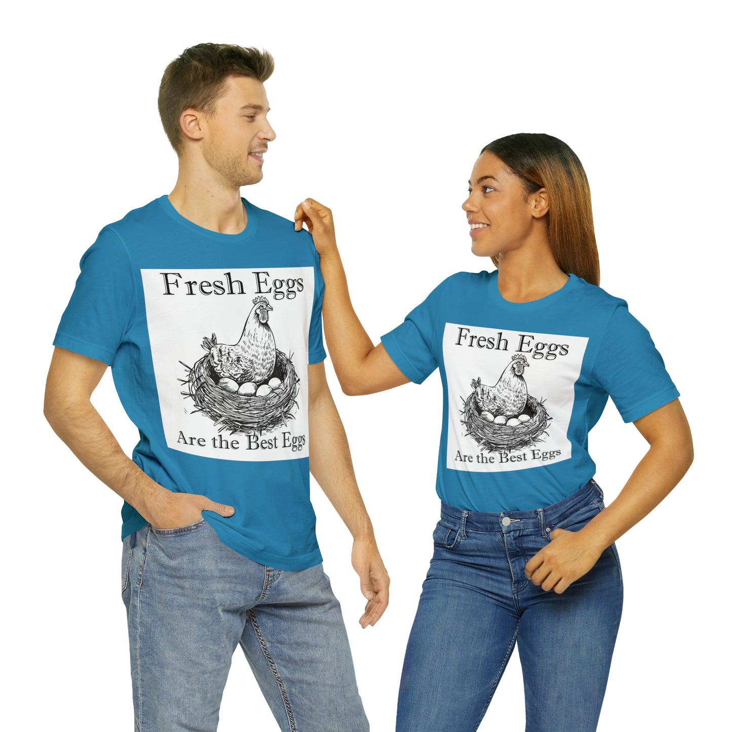 Fresh Eggs Unisex Jersey Short Sleeve Tee